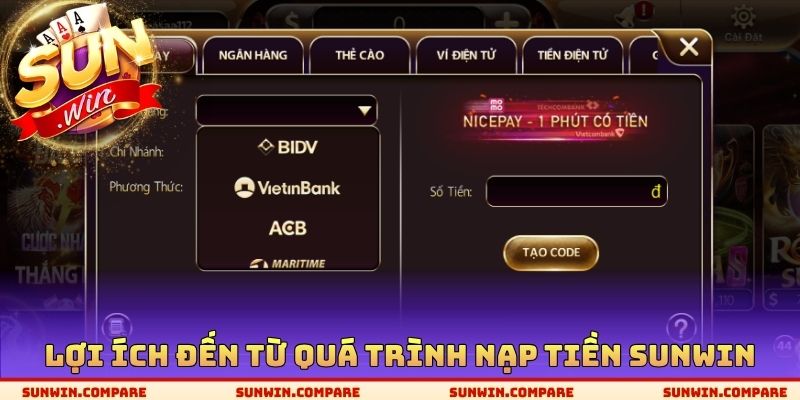 Nạp Tiền SUNWIN - Các Sự Cố Giao Dịch Có Thể Diễn Ra 1 Lợi ích đến từ quá trình nạp tiền SUNWIN
