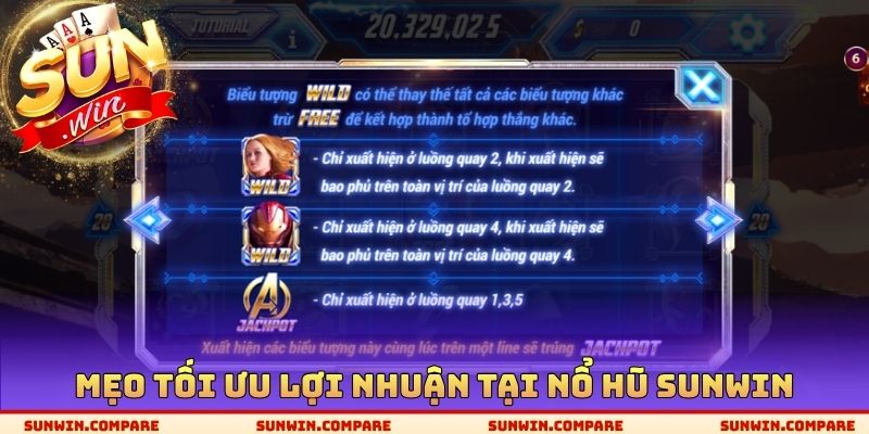 Nổ Hũ SUNWIN - Quay Thưởng Để Nhận Về Jackpot Trên 1 Tỷ 3 Mẹo tối ưu lợi nhuận tại nổ hũ SUNWIN